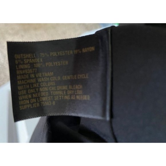 Worthington Petite Black Sleeveless Women's Size 16P NWT some stretch - Picture 6 of 6